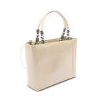 Dior Handbag Maris Pearl Beige Patent Leather 2-Way — view 2