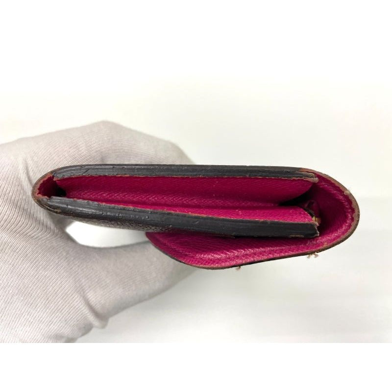 Louis Vuitton Monogram Portefeuille Emilie Zipper Long Wallet Brown — view 6