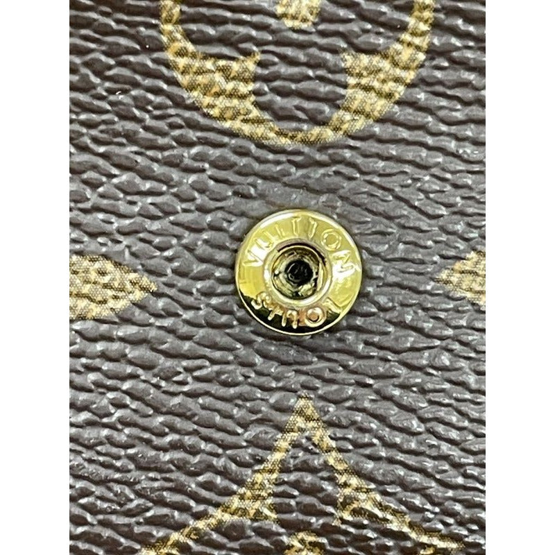Louis Vuitton Monogram Portefeuille Emilie Zipper Long Wallet Brown — view 8