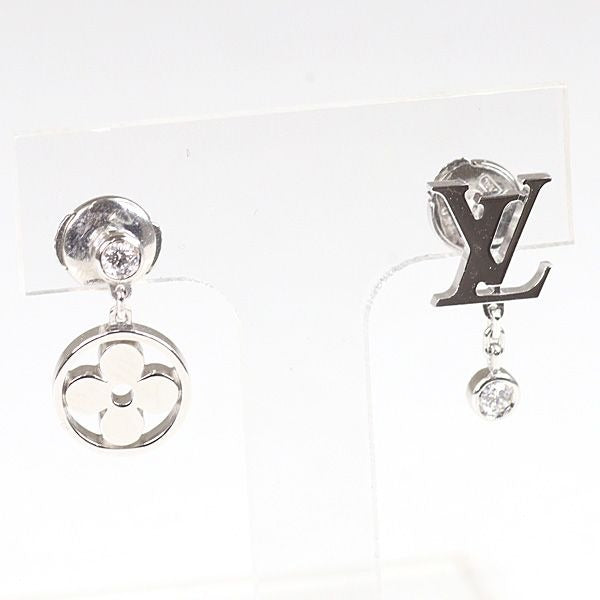 Louis Vuitton Earrings Monogram Ideal Blossom White Gold Diamond — view 2
