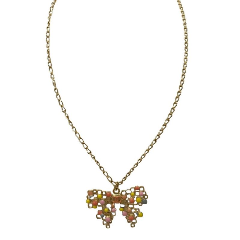 Chanel Ribbon Motif Necklace — view 7