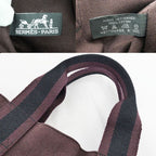Hermes New Fourre Tout Cabas Handbag Tote Brown Marron Bold Black — view 7