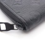 Louis Vuitton Round Wallet Zippy Vertical Noir Black Leather — view 8