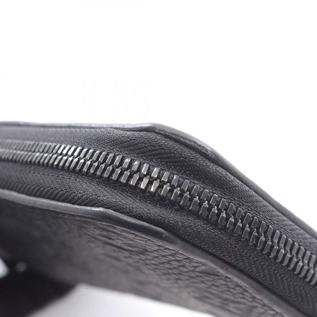 Louis Vuitton Round Wallet Zippy Vertical Noir Black Leather — view 9