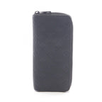 Louis Vuitton Round Wallet Zippy Vertical Noir Black Leather