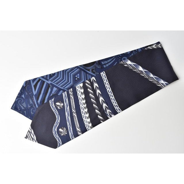 Hermes Scarf Twill Up Blue Marine — view 3