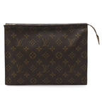 Louis Vuitton Monogram Poche Toilette 26 Cosmetic Pouch Case Multi Second