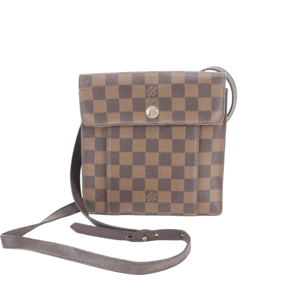 Louis Vuitton Damier Pimlico Leather Shoulder Bag Crossbody Hand