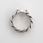 Gucci Ring Silver Purple Interlocking — view 5