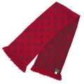 Louis Vuitton Logomania Scarf Monogram Muffler Rouge Red