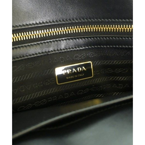 Prada Tote Black Beige X — view 4