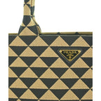 Prada Tote Black Beige X — view 7
