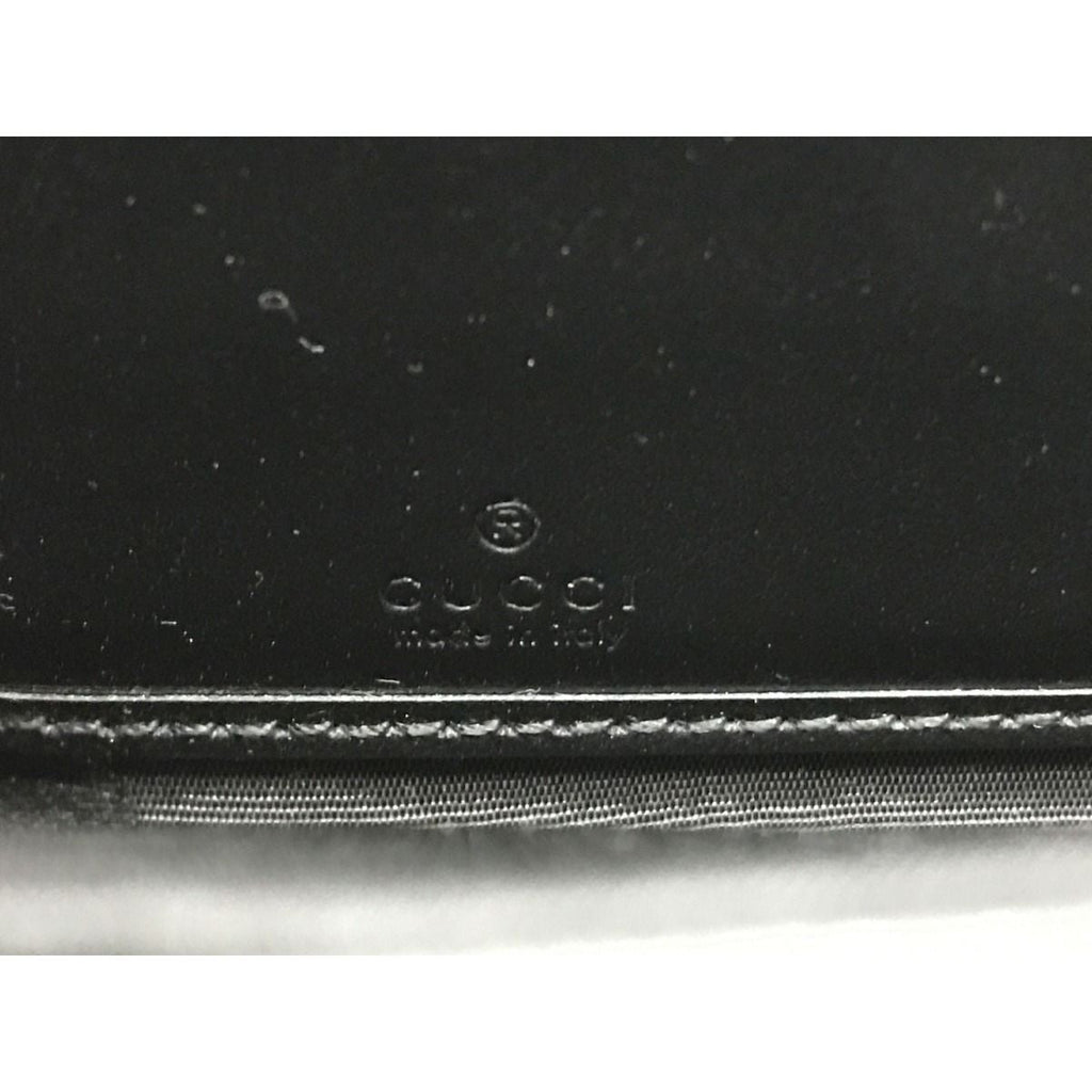 Gucci Blade Logo Long Wallet Black — view 9