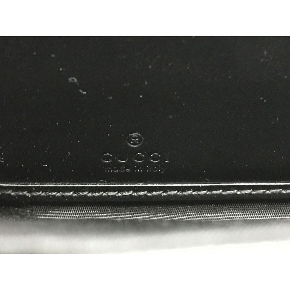 Gucci Blade Logo Long Wallet Black — view 9