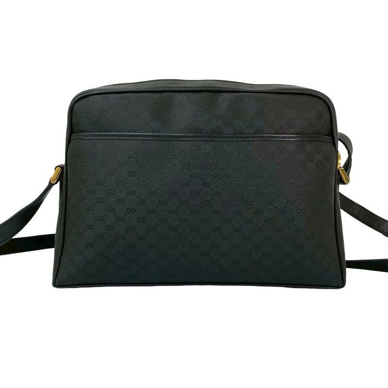 Gucci Vintage Micro GG Logo Leather Shoulder Bag — view 4