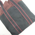 Hermes New Fourre Tout Cabas Handbag Tote Brown Marron Bold Black — view 8