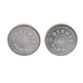 Hermes Bijouterie Fantaisie Serie Shell Clip Earrings For Both Ears Silver