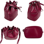 Louis Vuitton Nano Noe Drawstring Shoulder Bag Epi Leather Pink Rose Red — view 4