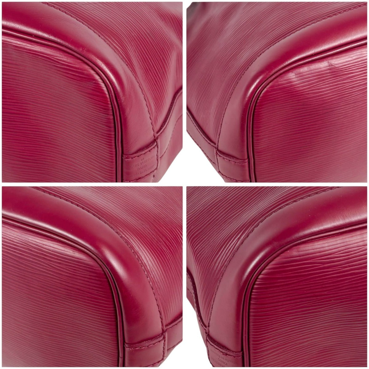 Louis Vuitton Nano Noe Drawstring Shoulder Bag Epi Leather Pink Rose Red — view 6