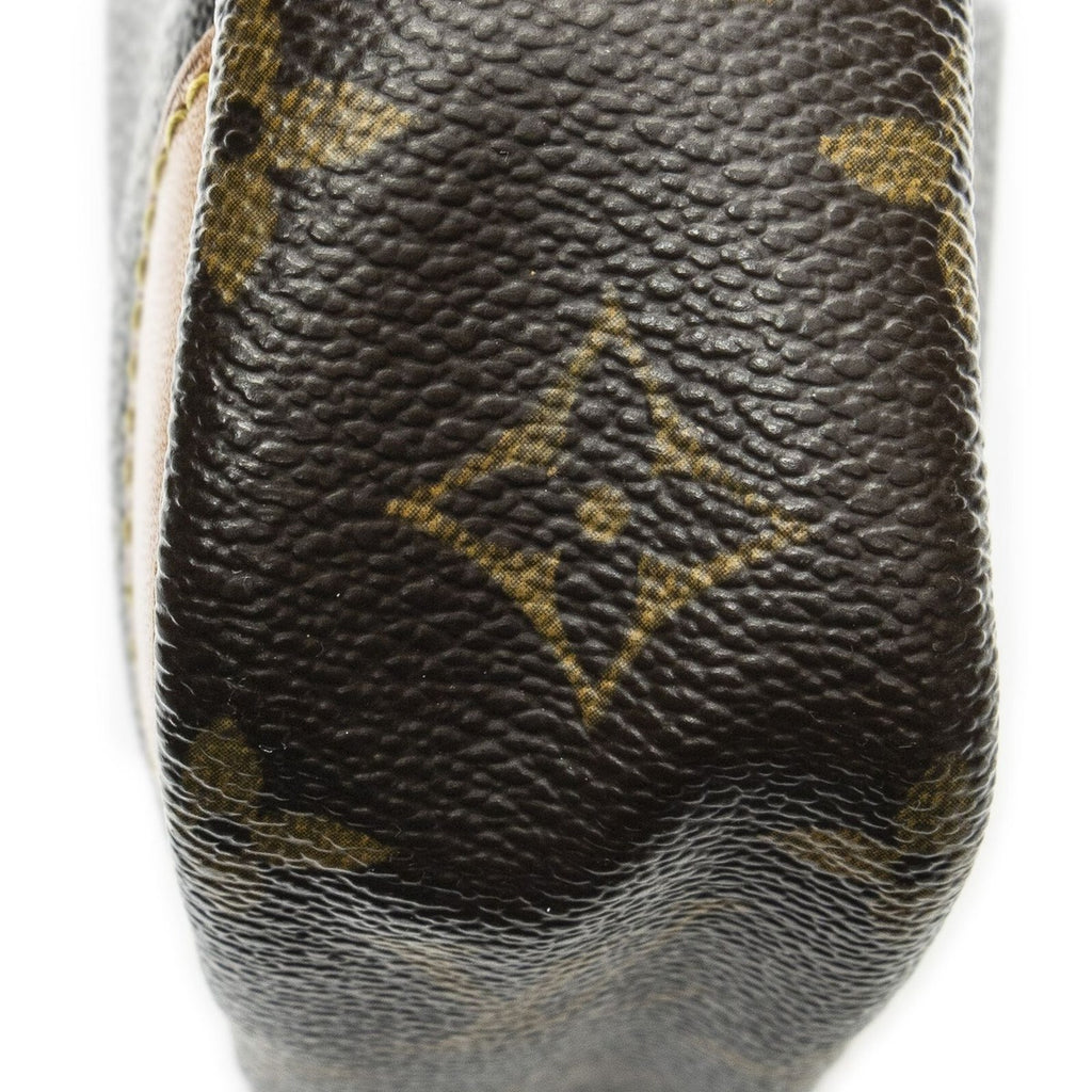 Louis Vuitton Danube Brown Monogram Canvas Shoulder Bag — view 7
