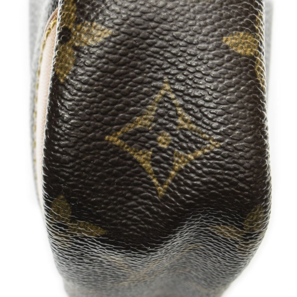 Louis Vuitton Danube Brown Monogram Canvas Shoulder Bag — view 7