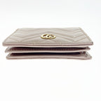 Gucci GG Marmont Coin & Billfold Card Case Bifold Short Wallet Light — view 4