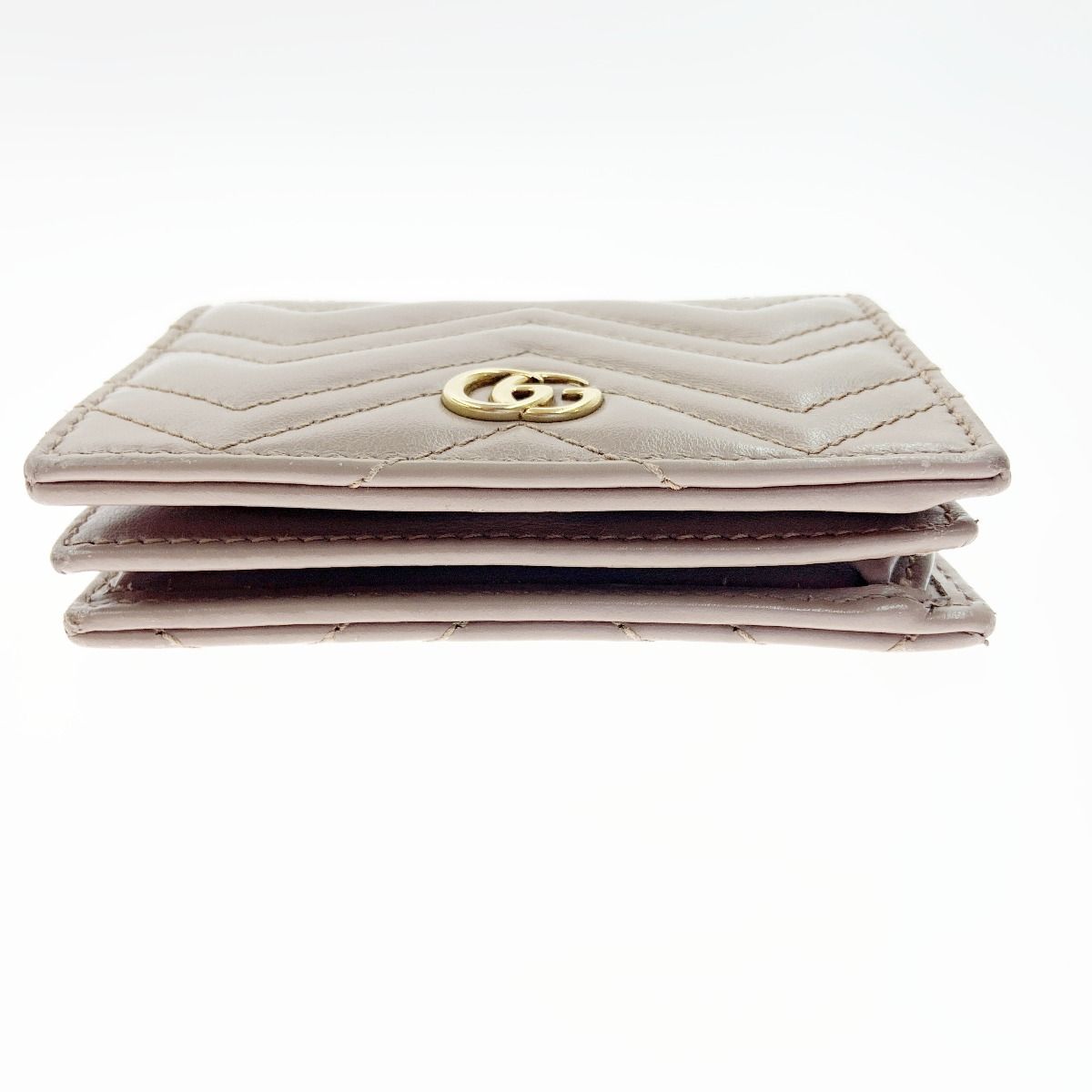 Gucci GG Marmont Coin & Billfold Card Case Bifold Short Wallet Light — view 4