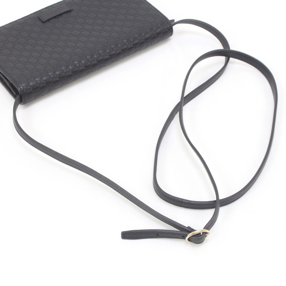 Gucci Micro Shoulder Wallet Black — view 4