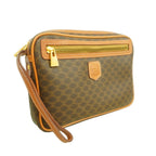 Celine Clutch Macadam Brown Gold — view 2
