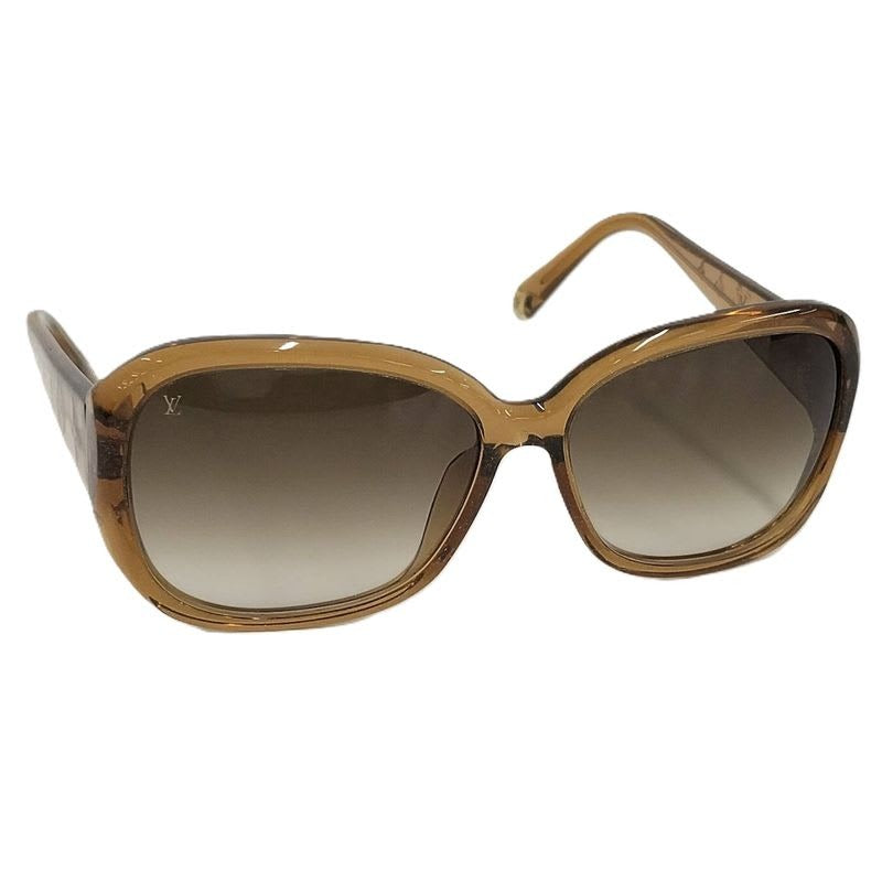 Louis Vuitton Sunglasses Logo Temple 5915 140 Cell Frame Brown Z0460