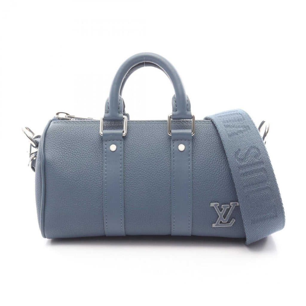 Louis Vuitton Handbag Keepall XS Blue Leather