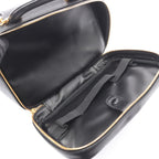 Chanel Handbag CC Logo Black Calf CC 2-Way Vanity Bag — view 5