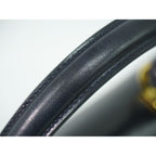 Gucci Lock Handbag Leather Navy Bag — view 6