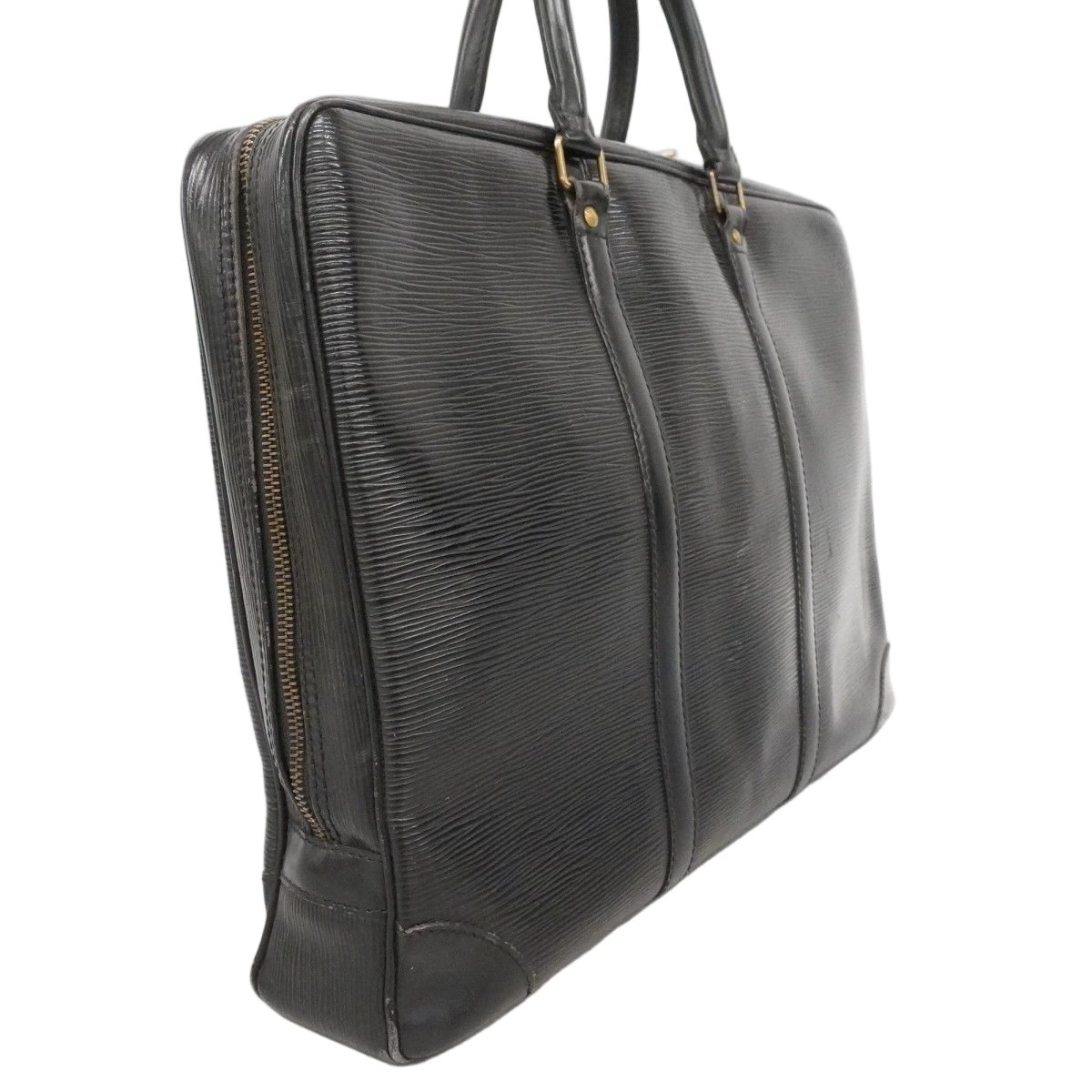 Louis Vuitton Briefcase Epi Porte Documents Voyage Noir — view 2