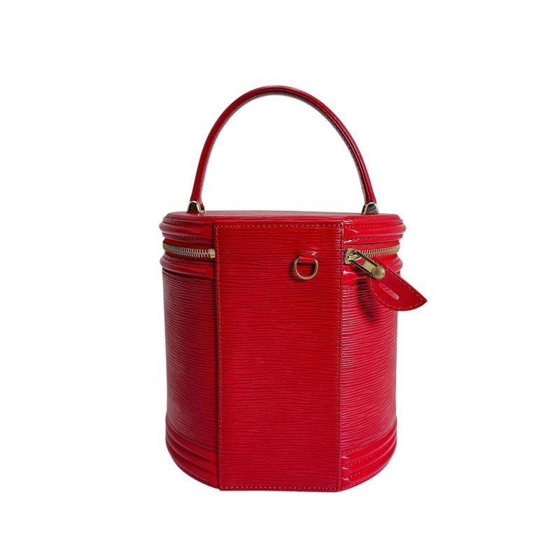 Louis Vuitton Epi Handbag Cannes Castellian Red — view 2