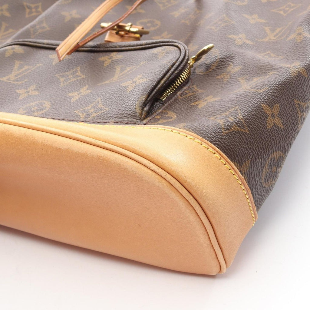 Louis Vuitton Rucksack Sac Backpack Montsouris MM Monogram Coated — view 3