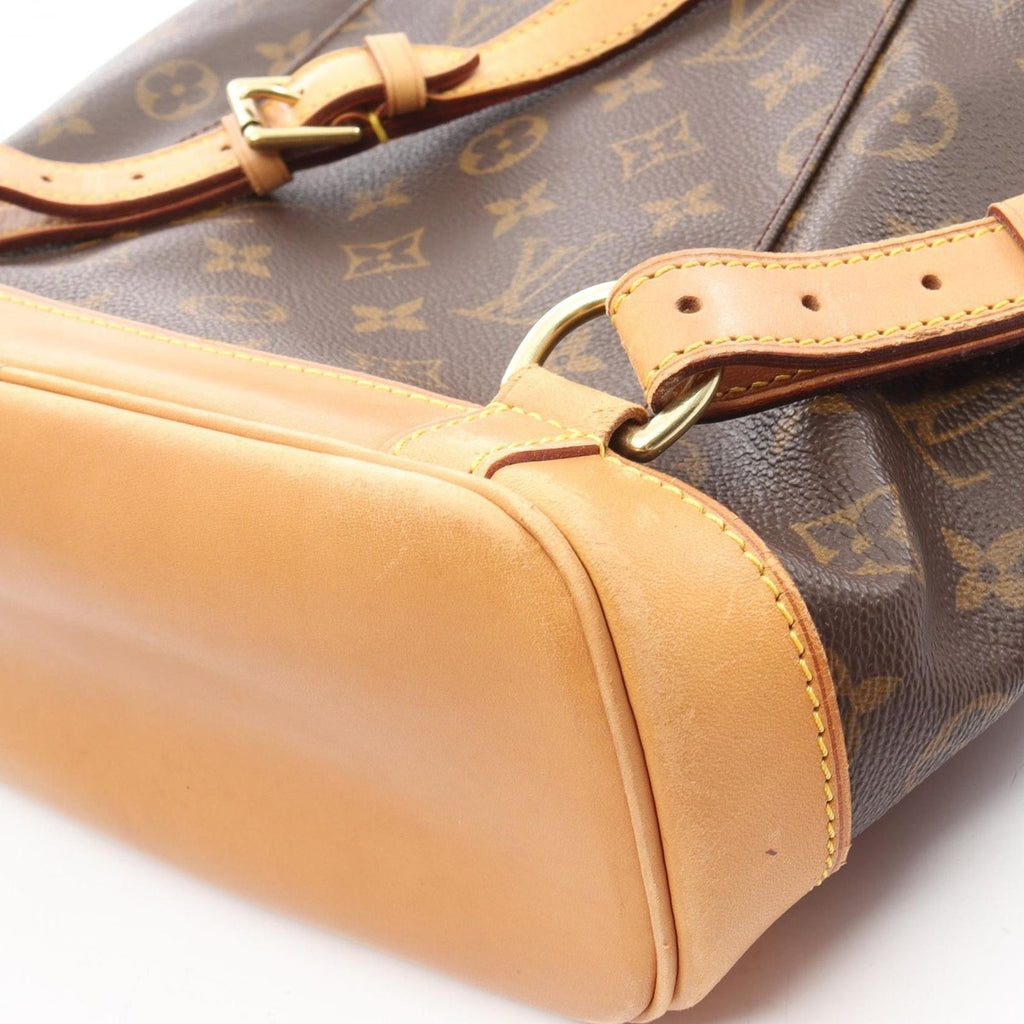 Louis Vuitton Rucksack Sac Backpack Montsouris MM Monogram Coated — view 4