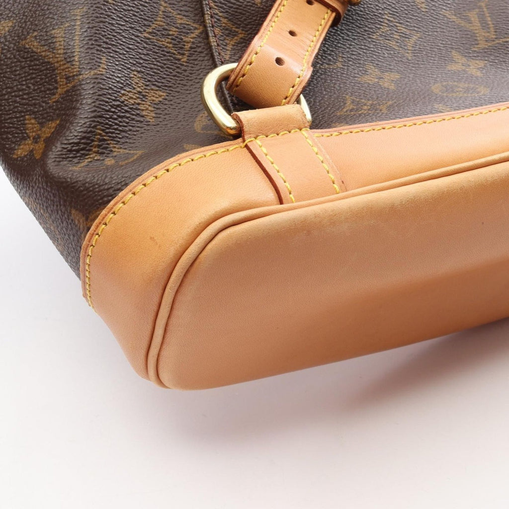 Louis Vuitton Rucksack Sac Backpack Montsouris MM Monogram Coated — view 5