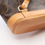Louis Vuitton Rucksack Sac Backpack Montsouris MM Monogram Coated — view 5