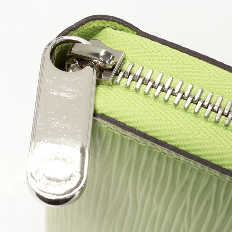 Louis Vuitton Round Zipper Long Wallet With Coin Purse Epi Vert Noto Zippy — view 5