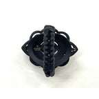 Gucci Michele Period Stone Faux Pearl Flower Ring 10 Black — view 7