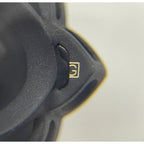 Gucci Michele Period Stone Faux Pearl Flower Ring 10 Black — view 9