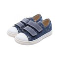Fendi Sneakers Zucchino Kids Velcro Navy Canvas Leather