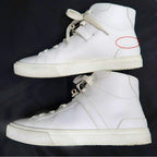 Hermes Daydream High Cut Sneakers 40.5 Leather White Shoes — view 3