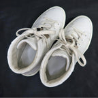 Hermes Daydream High Cut Sneakers 40.5 Leather White Shoes — view 6