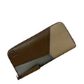 Loewe Zip Around Wallet Beige Brown Puzzle Organizer Leather