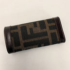 Fendi Zucca 2289-10162-099 Dark Brown Quadruple Key Case — view 2