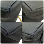 Gucci Shoulder Bag Bamboo Nylon Black Travel Formal — view 5