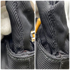 Gucci Shoulder Bag Bamboo Nylon Black Travel Formal — view 9