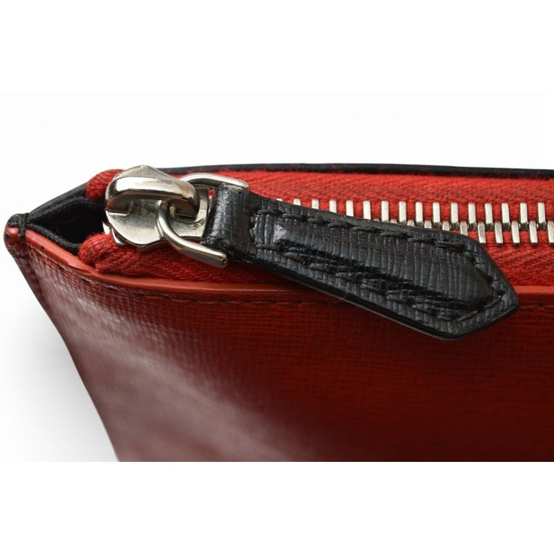 Fendi Clutch Bugs Eye Mon Star Flat Pouch Red — view 3